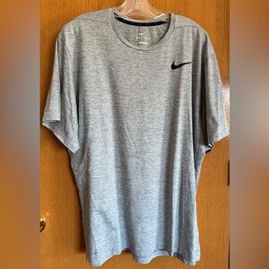 Nike Gray Heather Dri-FIT Short Sleeve Tee